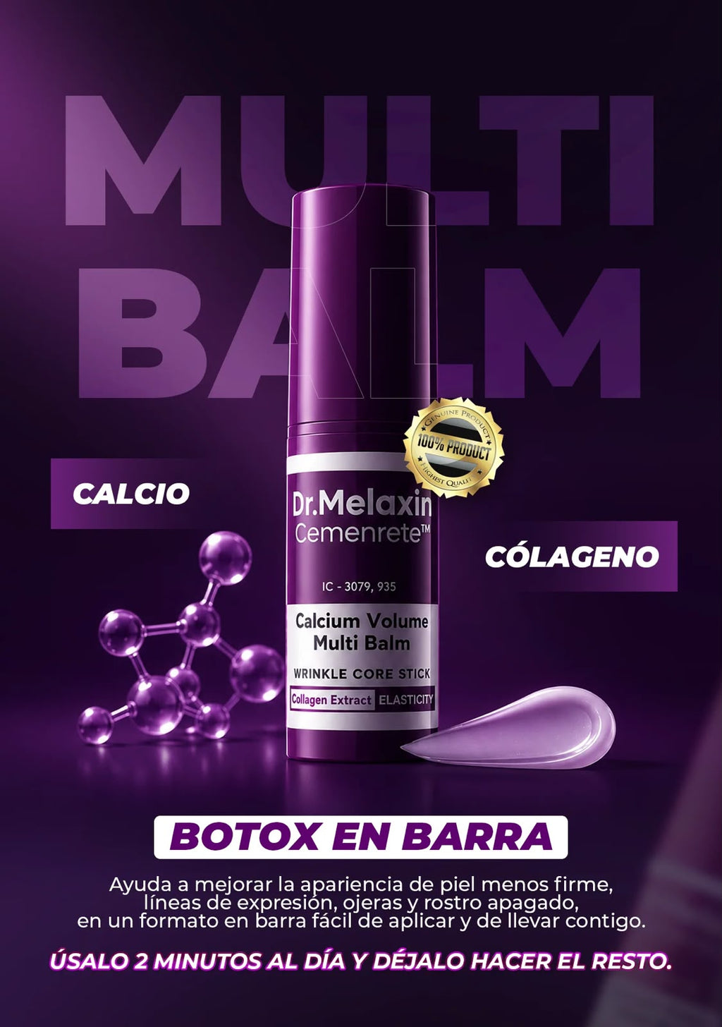 ✨ Tu ritual de belleza en una sola barra 💜 Dr. Melaxin